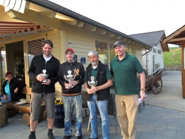 Brohltal 2012 - Frank, Christian, Horst und Sascha